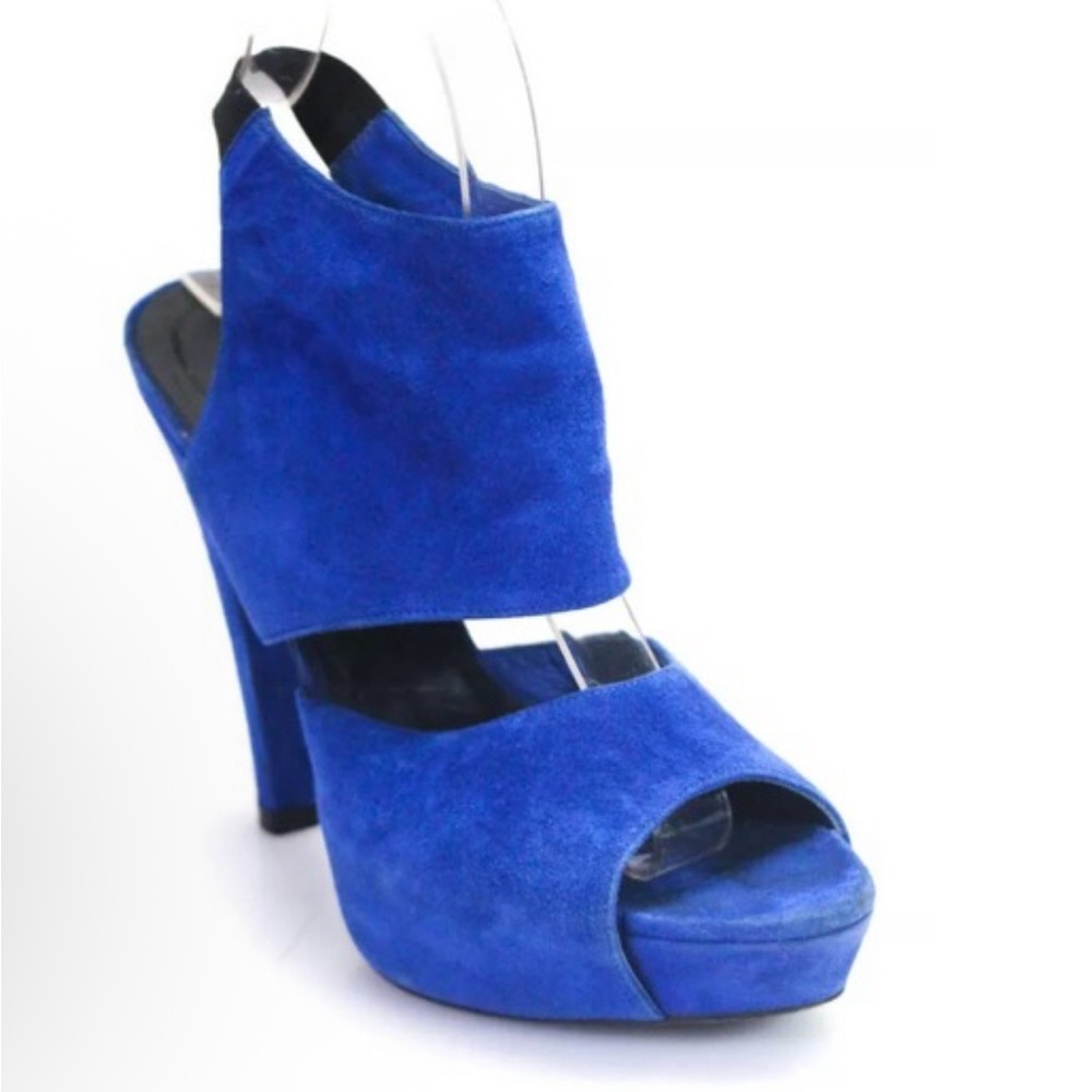 Jenni Kayne Platform Ankle Strap Sandals Suede Size 39 NEW